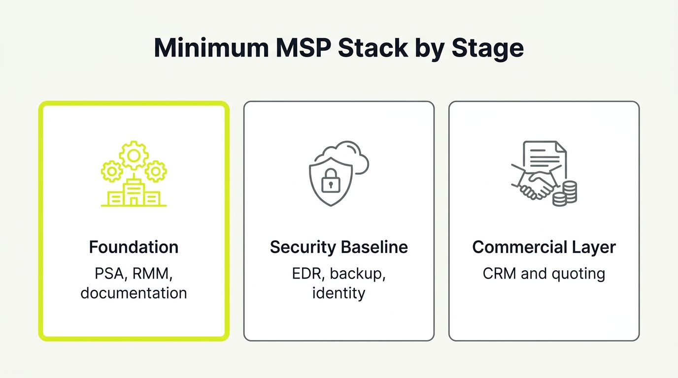 The Lean MSP Tools Stack: Stop Sprawl & Protect Margin