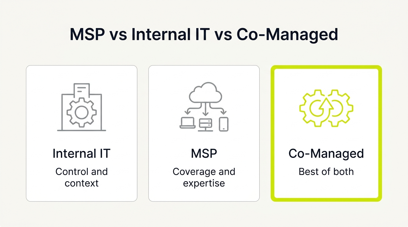 MSP vs Internal IT: How to Choose the Right Model