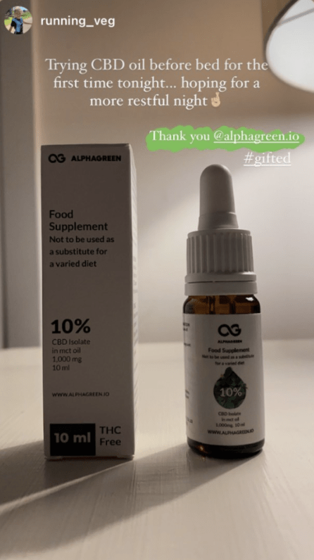 Alphagreen consumer-to-consumer social sharing example