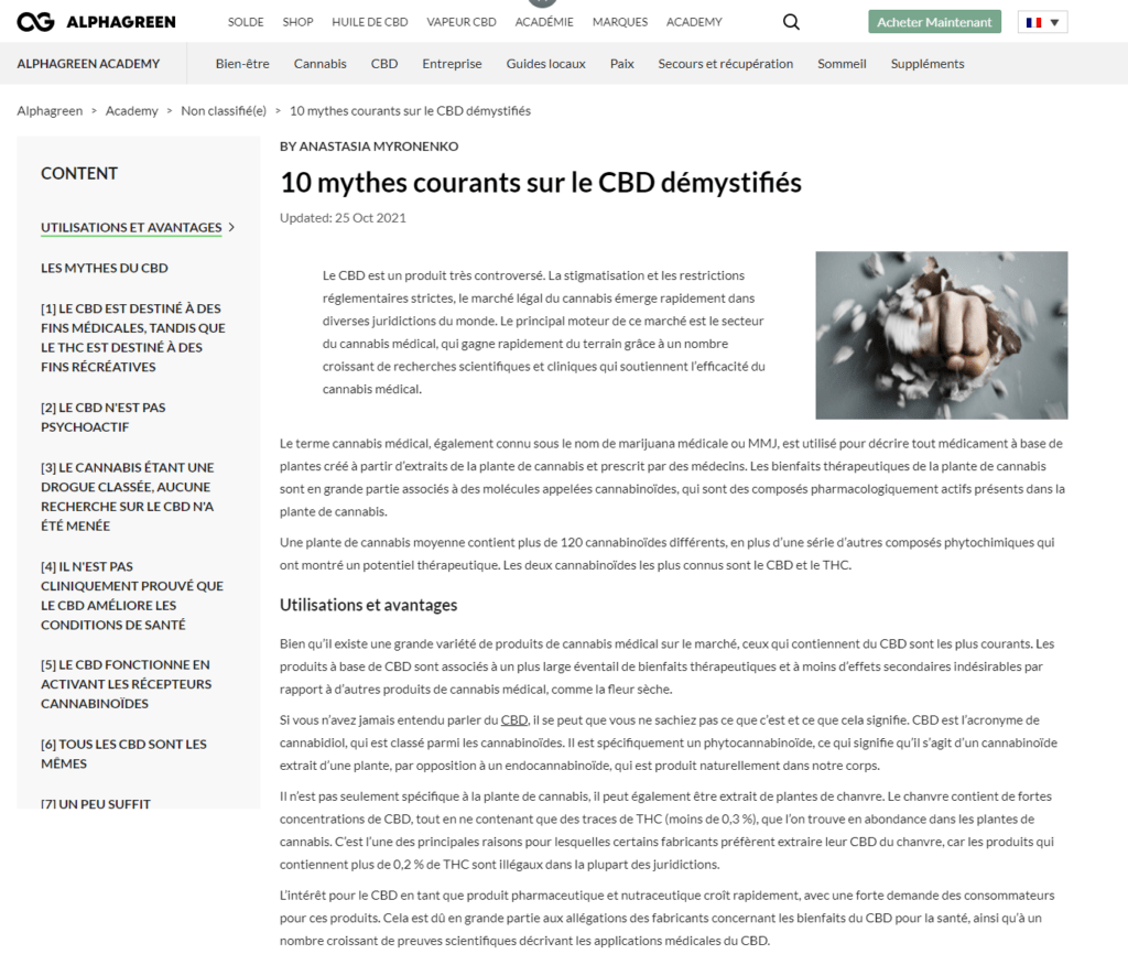 Alphagreen European market localisation pages